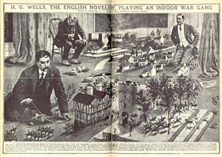 HG Wells the famous novelist used Britains toy naval cannon to knock down 54mm lead figures